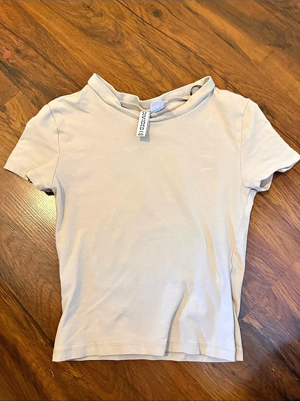 H&M Women's Short Sleeve Tee Gray XS